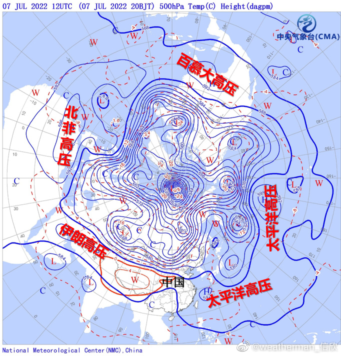 认识一下这就是给新疆带来滚滚热浪的伊朗副高(图5)