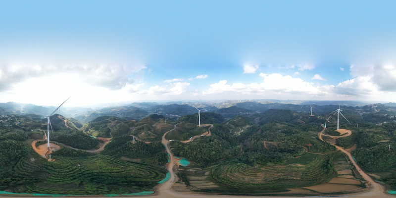 镇宁：江龙风电场冬日建设如火如荼(图4)