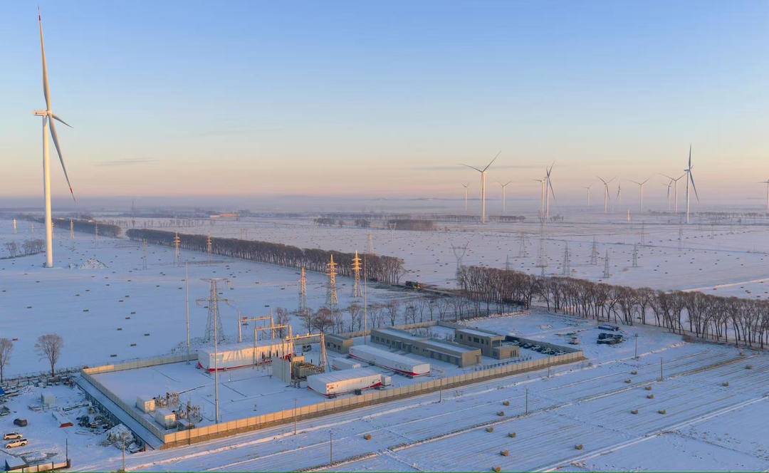 智慧发电！大唐庆云堡200兆瓦风电项目正式投产运营(图2)