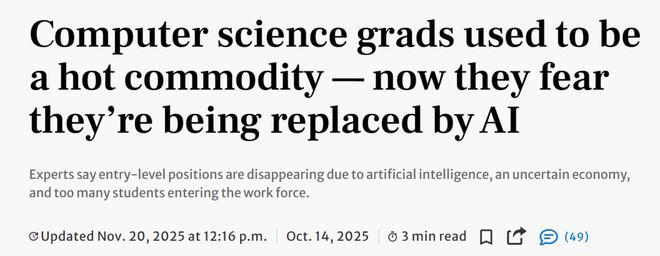 美国码农正被AI「大屠杀」！Karpathy惊呼26届毕业生崩溃(图7)